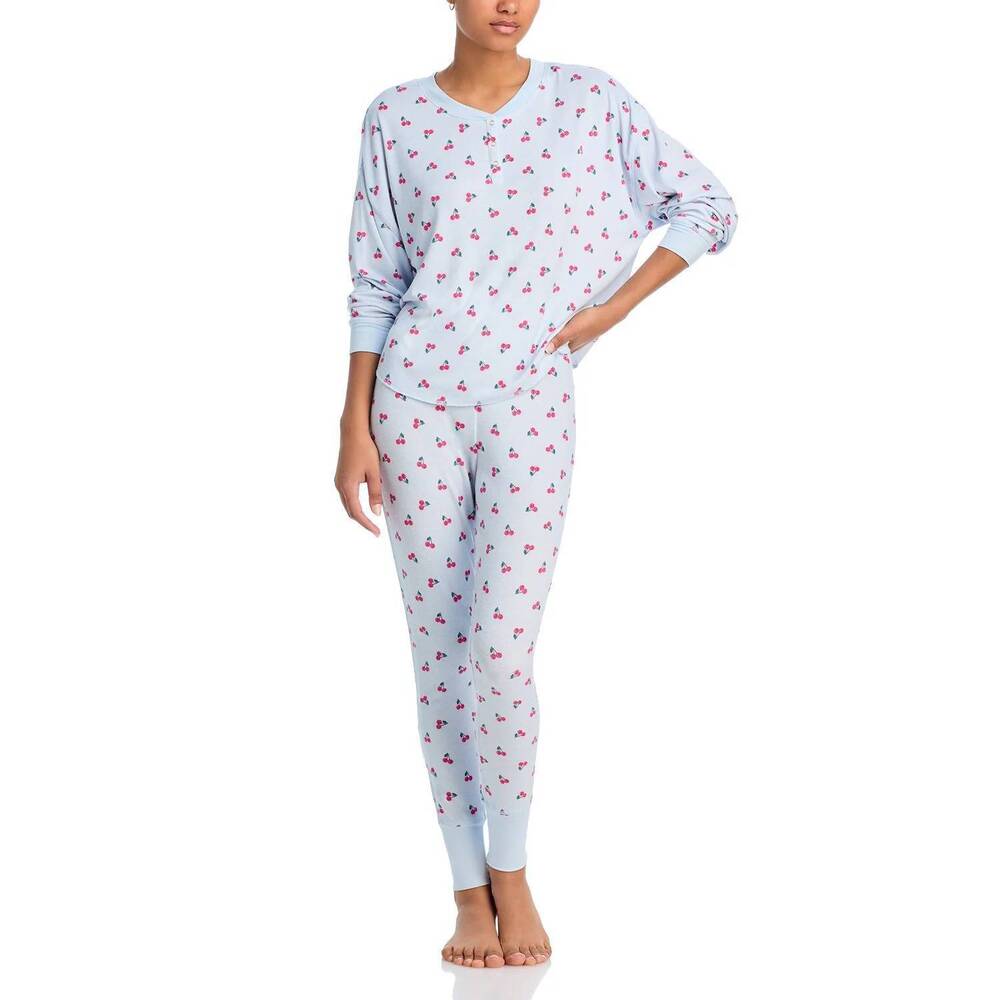 NEW AQUA sweet & sassy pajama set in blue